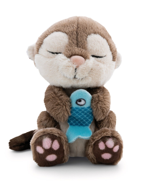 Sleeping Pets - Otter mit Fisch 12 cm