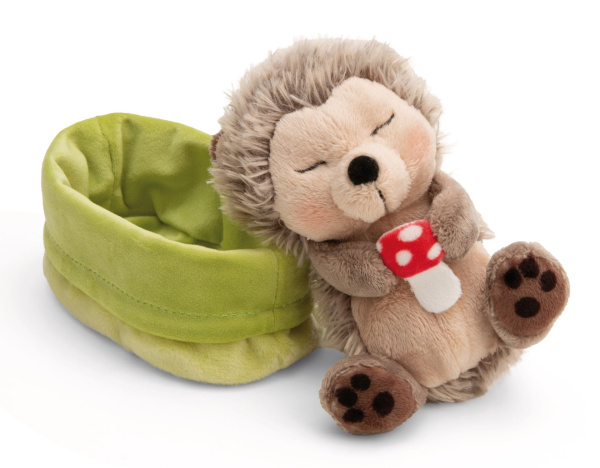 Sleeping Pets - Igel mit Fliegenpilz 12 cm