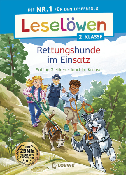 Leselöwen 2. Klasse - Rettungshunde im Einsatz