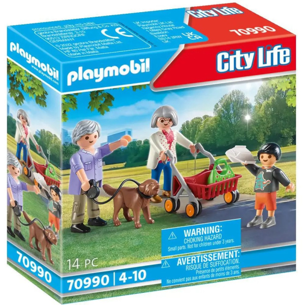 City Life Großeltern mit Enkel