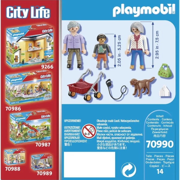 City Life Großeltern mit Enkel