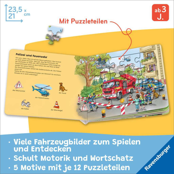 Puzzle-Buch Fahrzeuge