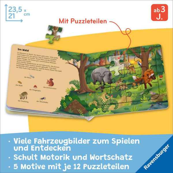 Puzzle-Buch Tiere der Welt