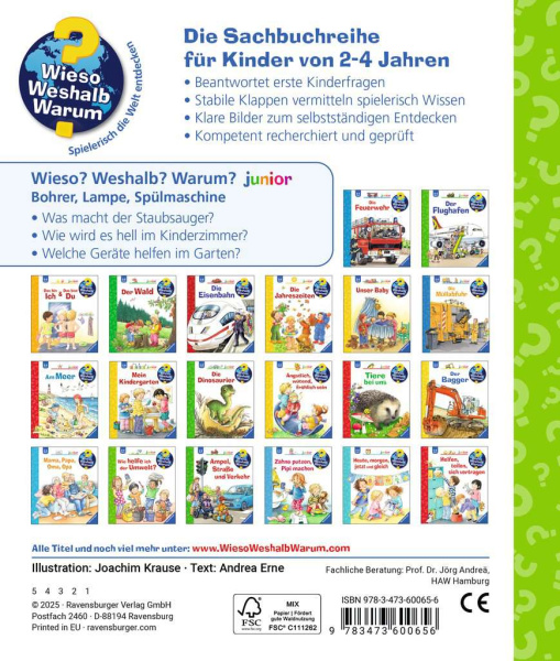 Wieso? Weshalb? Warum? junior - Bohrer, Lampe, Spülmaschine