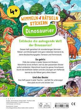 Wimmeln, Rätseln, Stickern: Dinosaurier