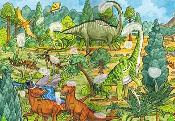 Wimmeln, Rätseln, Stickern: Dinosaurier