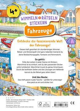 Wimmeln, Rätseln, Stickern: Fahrzeuge