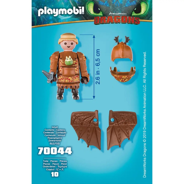 Dragons Fischbein mit Fluganzug