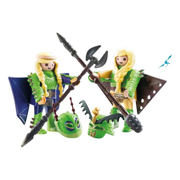 Dragons Raffnuss und Taffnuss mit Fluganzug