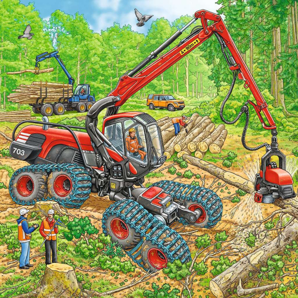 Große Maschinen (3 x 49 Teile)