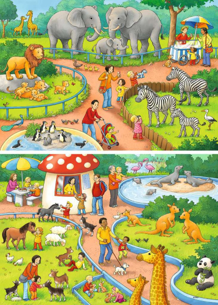 Ein Tag im Zoo (2 x 24 Teile)