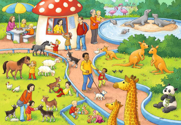 Ein Tag im Zoo (2 x 24 Teile)