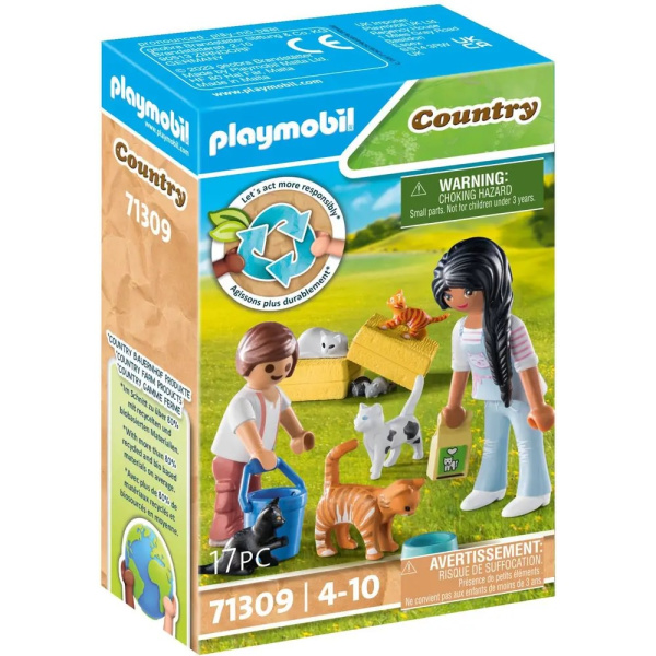Country Katzenfamilie