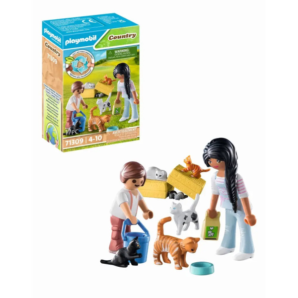 Country Katzenfamilie