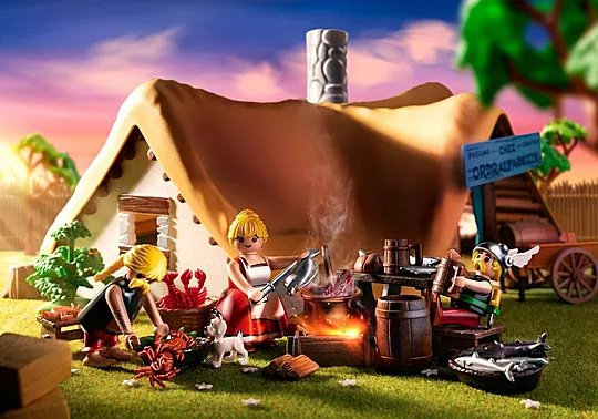 Asterix Hütte des Verleihnix
