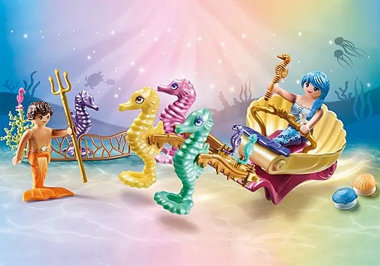 Princess Magic Meeresbewohner mit Seepferdchenkutsche