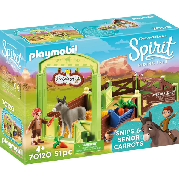 Spirit Riding Free Pferdebox Snips & Herr Karotte