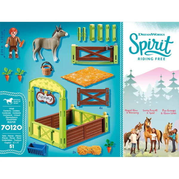 Spirit Riding Free Pferdebox Snips & Herr Karotte