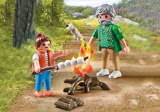 my Life Lagerfeuer mit Marshmallows