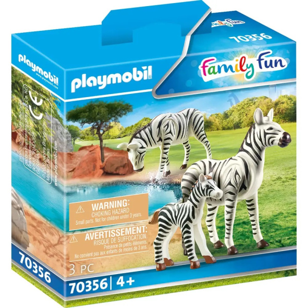 Family Fun 2 Zebras mit Baby