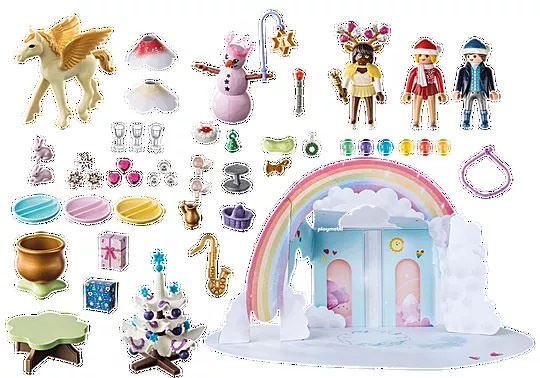 Adventskalender Weihnachtsfest unter dem Regenbogen