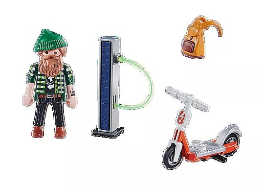 Special Plus Hipster mit E-Roller