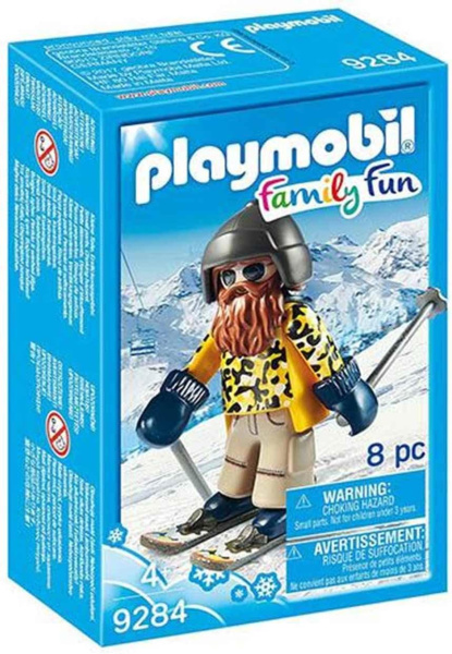 Family Fun Skifahrer mit Snowblades