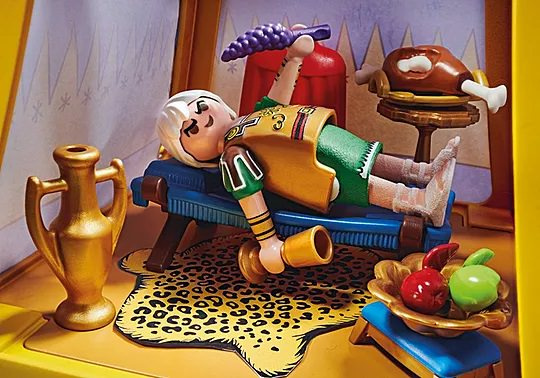 Asterix Anführerzelt mit Generälen