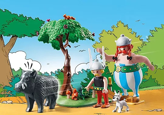 Asterix Wildschweinjagd