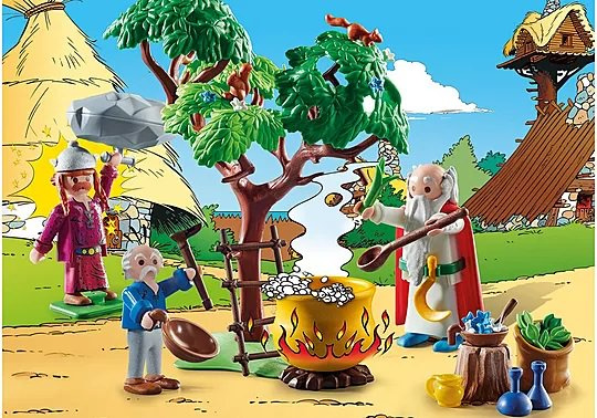 Asterix Miraculix mit Zaubertrank