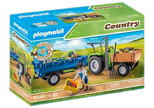 Country Traktor mit Hänger