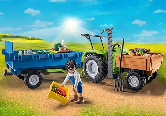 Country Traktor mit Hänger