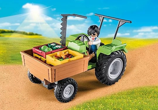 Country Traktor mit Hänger
