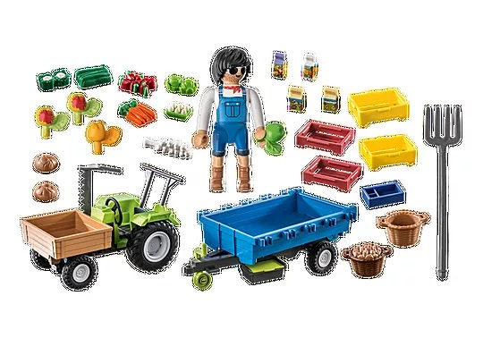 Country Traktor mit Hänger
