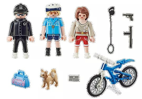 City Action Polizei-Fahrrad: Verfolgung des Taschendiebs