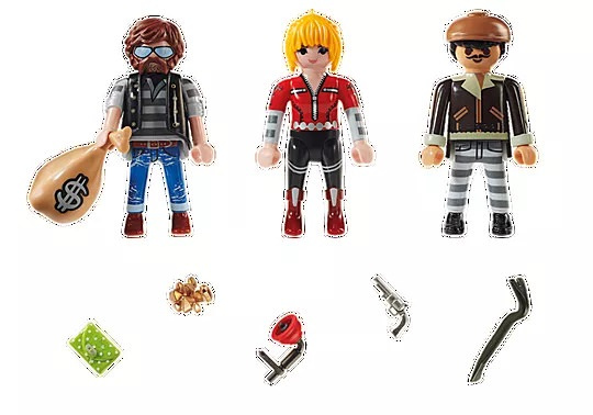 City Action Figurenset Ganoven