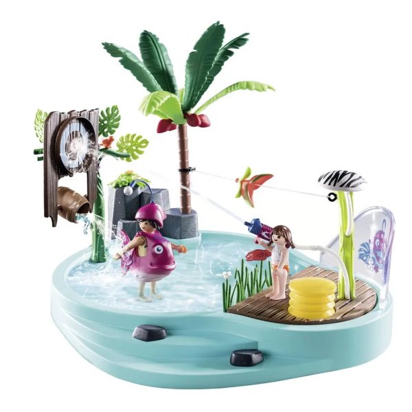 Family Fun Spaßbecken mit Wasserspritze