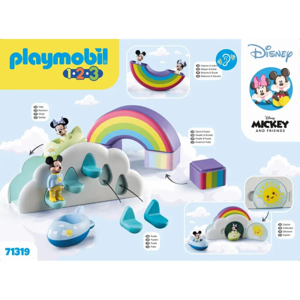 1-2-3 Disney Mickys & Minnies Wolkenhaus