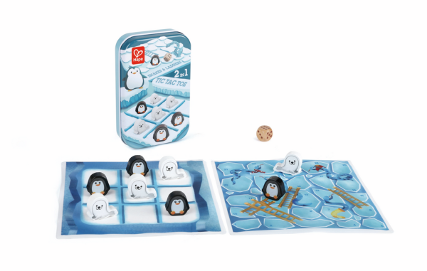 2-in-1 Tic Tac Toe / Schlangen & Leitern