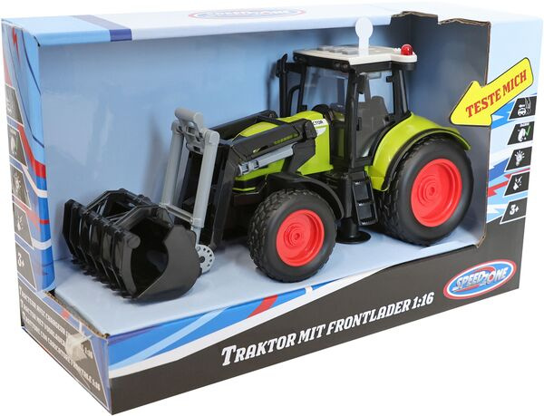 Traktor mit Frontlader, mit Licht & Sound