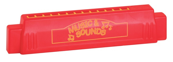 Boogie Bee Mundharmonika, 12 Noten, rot