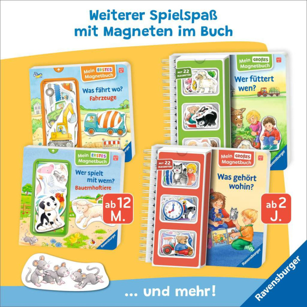 Mein großes Magnetbuch - Wer wohnt wo?