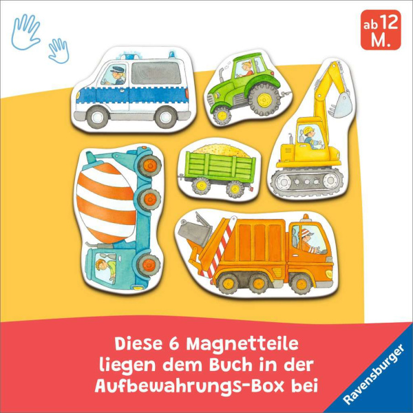 Mein erstes Magnetbuch - Was fährt wo? Fahrzeuge