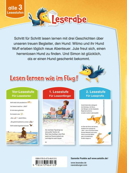 Leserabe - Hundegeschichten zum Lesenlernen