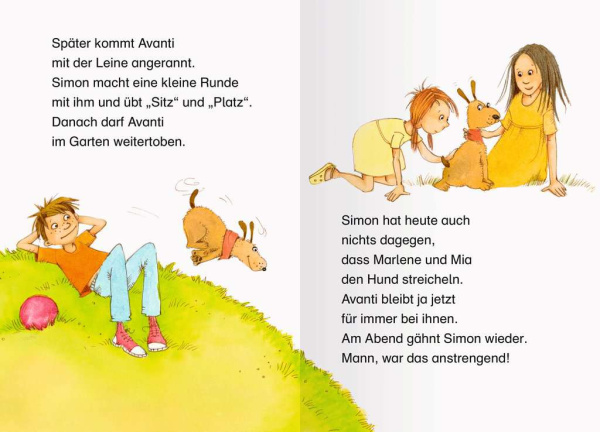Leserabe - Hundegeschichten zum Lesenlernen