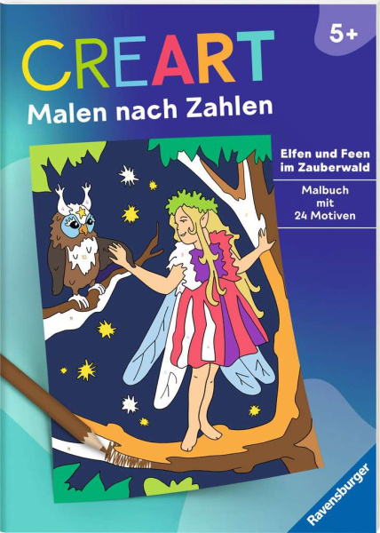 CreArt Malen nach Zahlen Elfen und Feen im Zauberwald