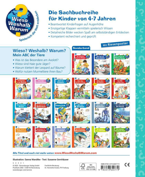 Wieso? Weshalb? Warum? - Mein ABC der Tiere
