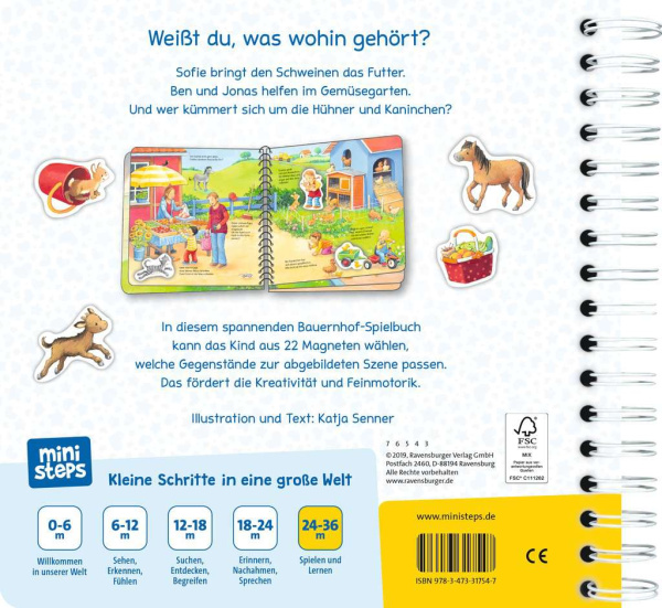 Was gehört wohin? Auf dem Bauernhof