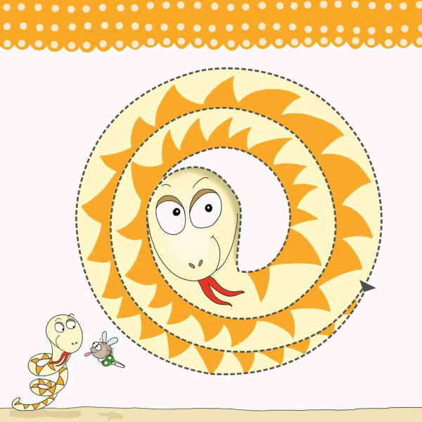 Im Kindergarten - Schneiden und kleben