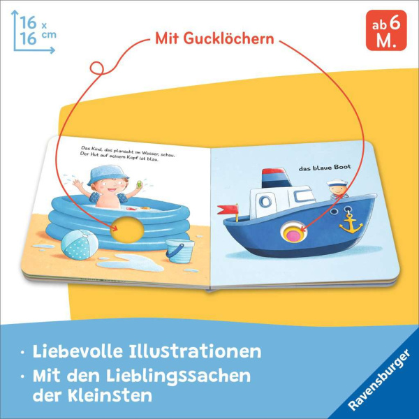 Guckloch-Buch - Viele kunterbunte Farben
